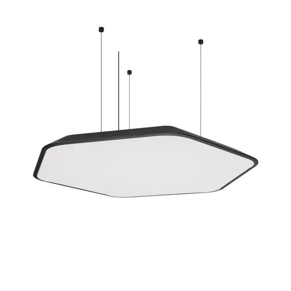 Светильник SP-TIARA-SLIM-HANG-H50-L800x720-75W Day4000 (BK, 160 deg, 230V) IP33 (Arlight, Металл)