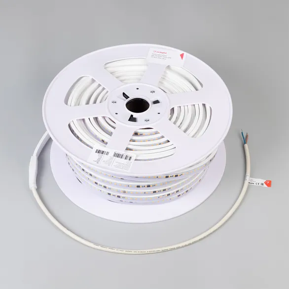Светодиодная лента герметичная ARL-PV-A120-15mm 230V White6000 (15 W/m, IP65, 10m) (Arlight, -)