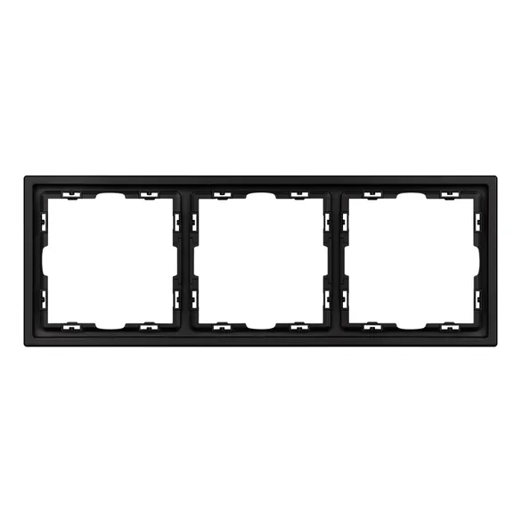 Рамка пластиковая FRM-NOBE-SFPL-3-BK (Arlight, -)