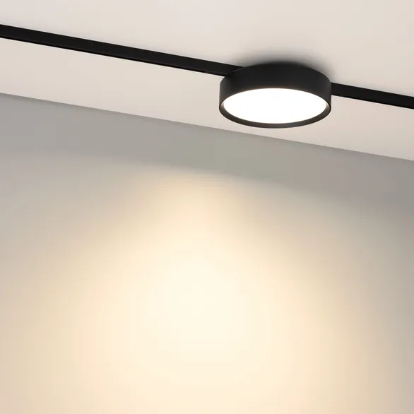 Светильник MAG-MICROCOSM-RONDO-R150-15W Warm3000 (BK, 90 deg, 24V) (Arlight, IP20 Металл, 5 лет)