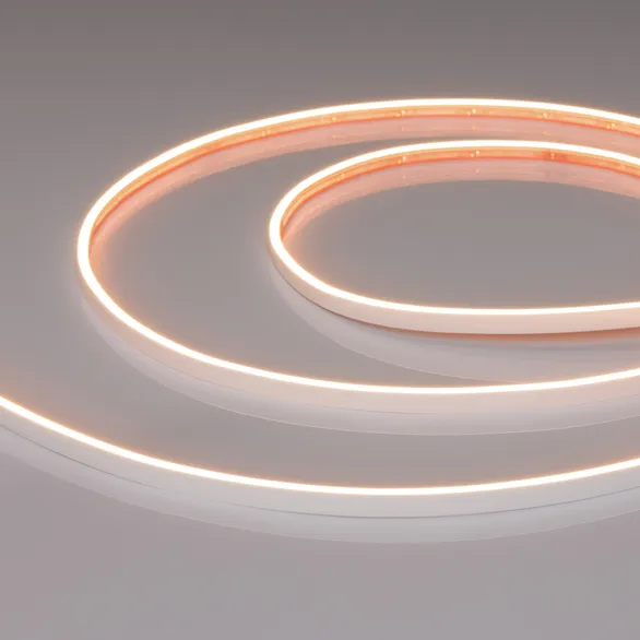 Светодиодная лента герметичная VELA-M240-2.5x6mm 24V Warm3000 (5 W/m, IP65, 5m) (Arlight, узкая)