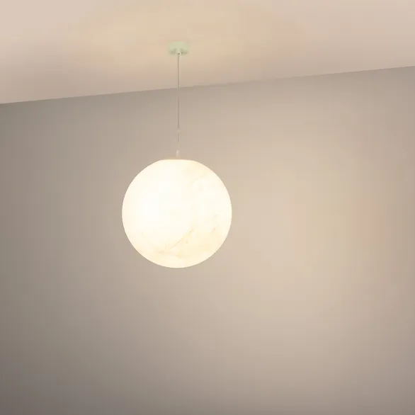 Светильник SP-SILKA-HANG-R300-7W Warm2700 (WH, 330 deg, 230V) (Arlight, IP20 Натуральный шелк, 3 года)