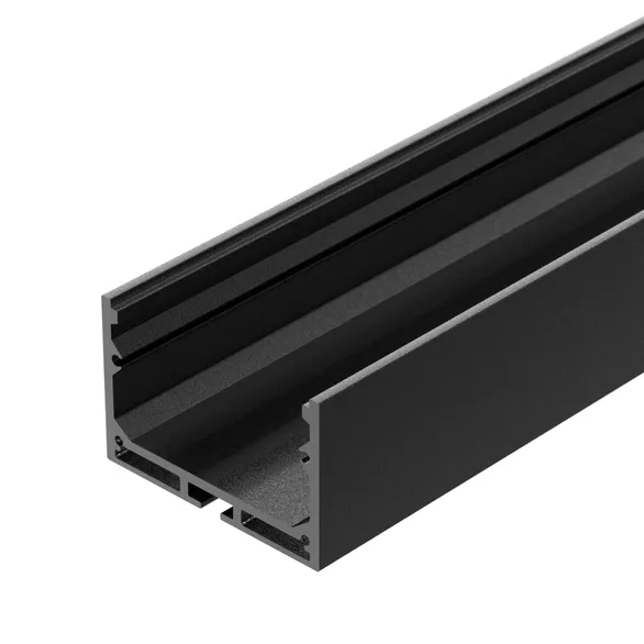 Профиль SL-LINE-4932-2000 BLACK (BY) (Arlight, Алюминий)