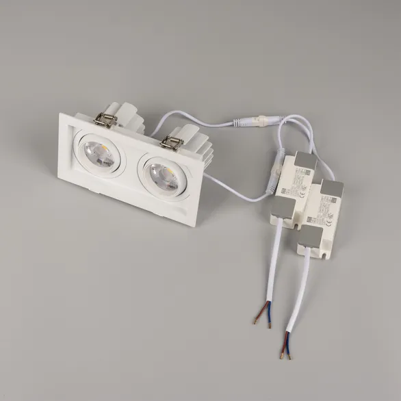 Светильник MS-VORTEX-BUILT-S170x90-2x12W Day4000 (WH-WH, 20 deg, 230V) (Arlight, IP20 Металл, 5 лет)