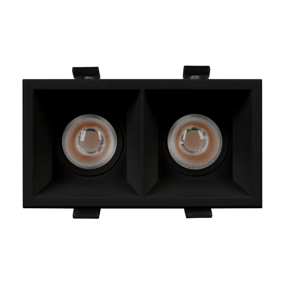 Светильник MS-FLOW-BUILT-S157x85-2x6W Warm3000 (BK, 38 deg, 230V) (Arlight, IP20 Металл, 5 лет)