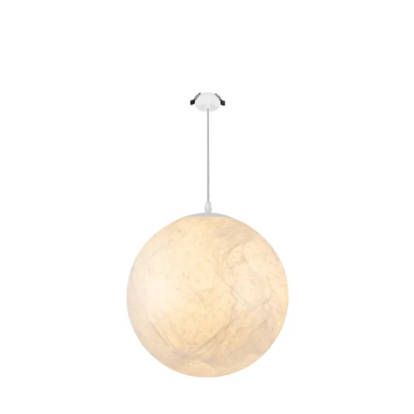 Светильник SP-SILKA-HANG-R300-7W Warm2700 (WH, 330 deg, 230V) (Arlight, IP20 Натуральный шелк, 3 года)