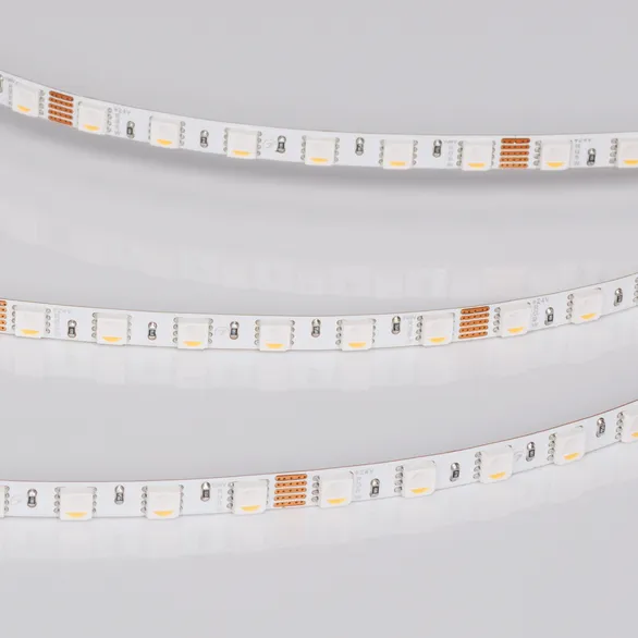 Светодиодная лента RT-H96-5mm 24V RGBW-White-4-in-1 (10 W/m, IP20, 5m) (Arlight, узкая)