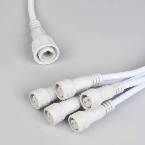 Коннектор питания ARD-CLASSIC-SYNC-RGB White (230V, 5 ports) (Ardecoled, Закрытый)