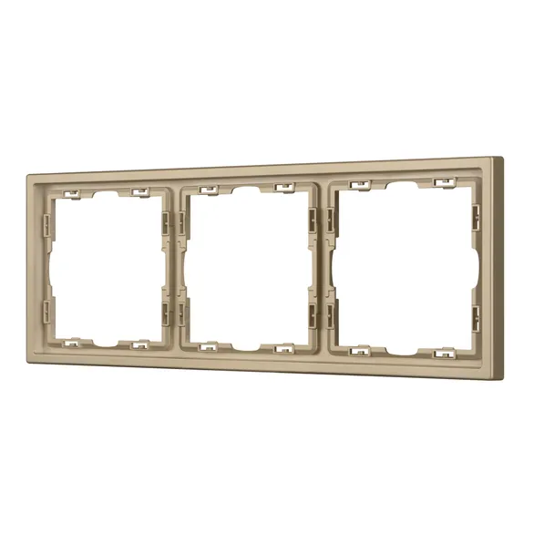 Рамка пластиковая FRM-NOBE-SFPL-3-GD (Arlight, -)