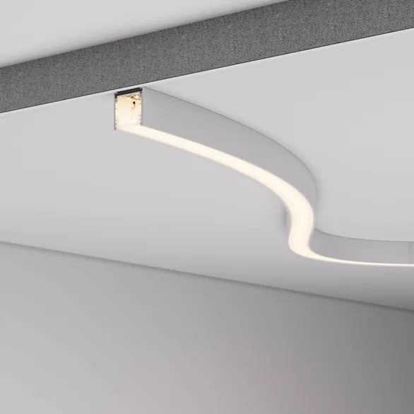 Профиль LINE-3535-BENT-SIDE-2000 ANOD (Arlight, Алюминий)