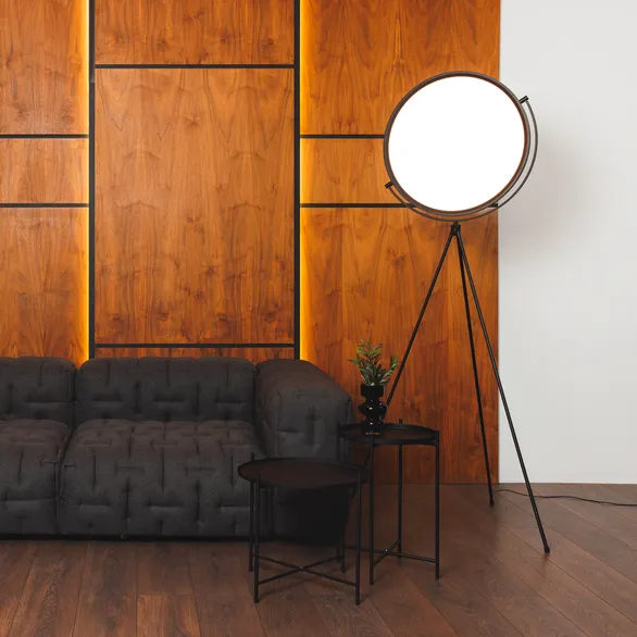 Светильник SP-LUNAR-FLOOR-D660-35W Dim-to-Warm (BK, 120 deg, 230V) (Arlight, IP20 Металл, 5 лет)