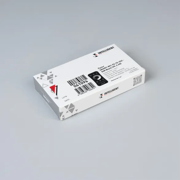 INTELLIGENT ARLIGHT Пульт SMART-801-52-1G-3SC-DIM Black (3V, 2.4G) (IARL, IP20 Пластик, 5 лет)