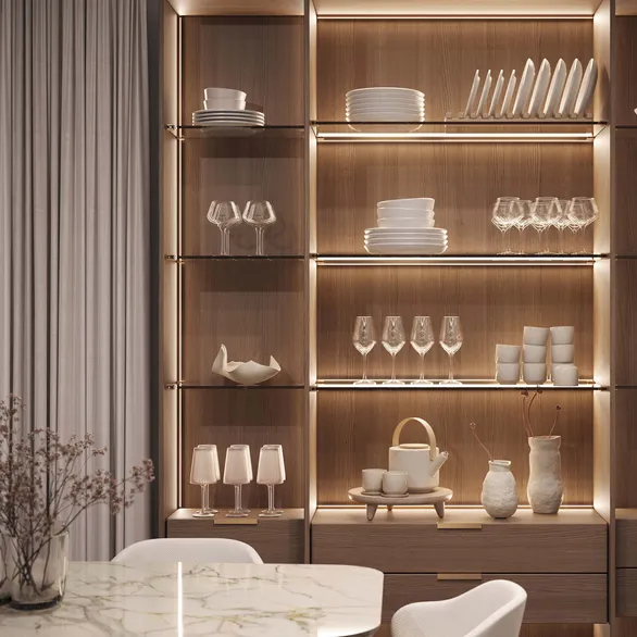 Профиль с экраном SL-KANT-H10-ROTATE-2000 IRON GREY (Arlight, Алюминий+пластик)