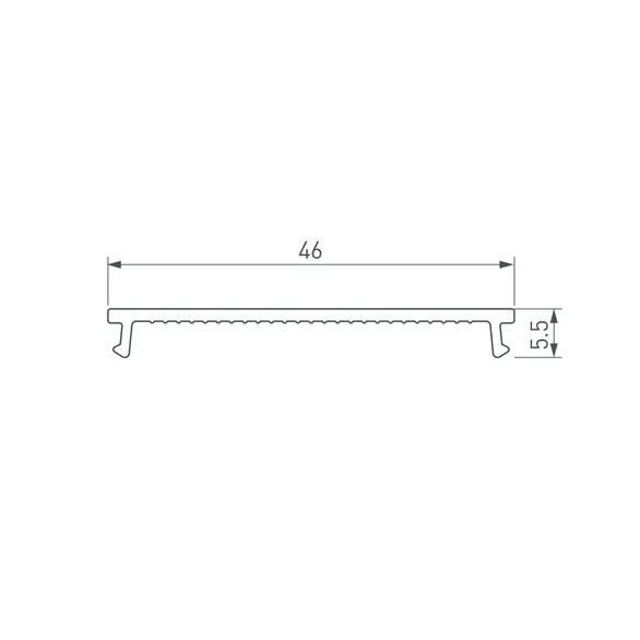 Экран SL-LINE-5060-2000 Frost (Arlight, Пластик)