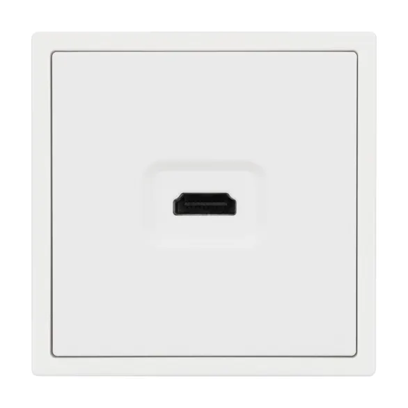 Механизм HDMI розетки SCT-NOBE-MHD1-SFPL-WH (Arlight, Белый кварц)
