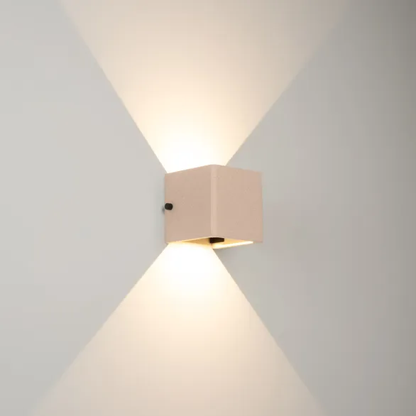 Светильник LGD-PERAN-WALL-S120x120-6W Warm3000 (Light ivory, 0-80 deg, 230V) (Arlight, IP65 Бетон, 3 года)