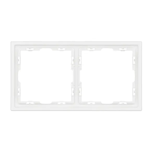 Рамка пластиковая FRM-NOBE-SFPL-2-WH (Arlight, -)