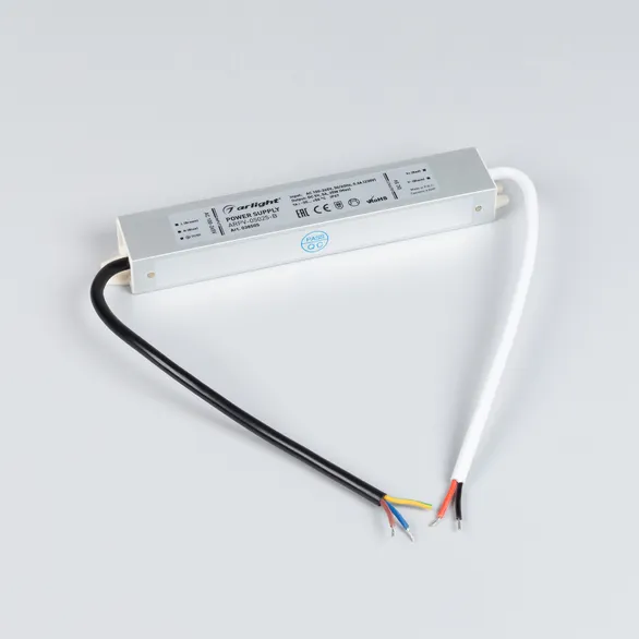 Блок питания ARPV-05025-B (5V, 5.0A, 25W) (Arlight, IP67 Металл, 3 года)