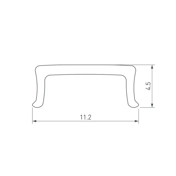 Экран призматический FANTOM-W12-2000 BLACK (Arlight, Пластик)