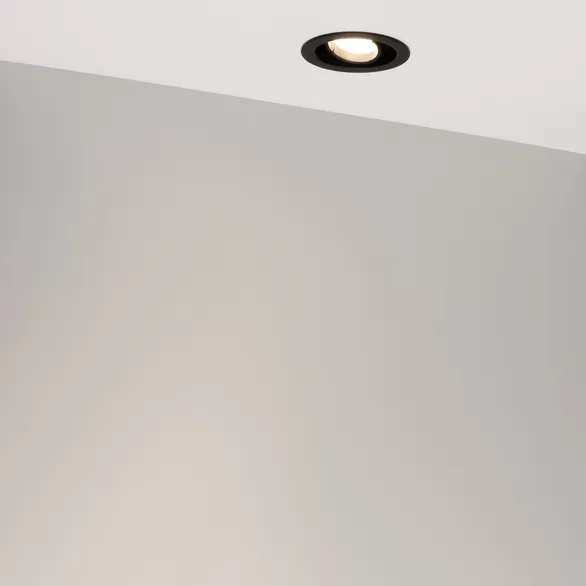 Светильник MS-VORTEX-BUILT-R90-12W Day4000 (BK-BK, 40 deg, 230V) (Arlight, IP20 Металл, 5 лет)