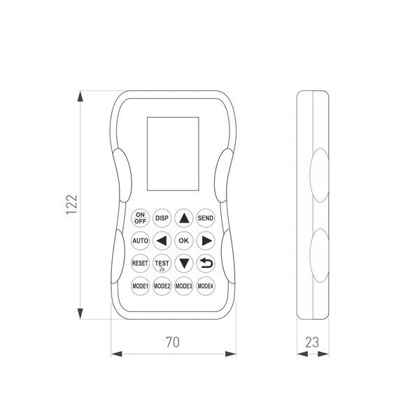 Пульт ARL-LAGERN-IR (3V) (Arlight, IP20 Пластик, 3 года)