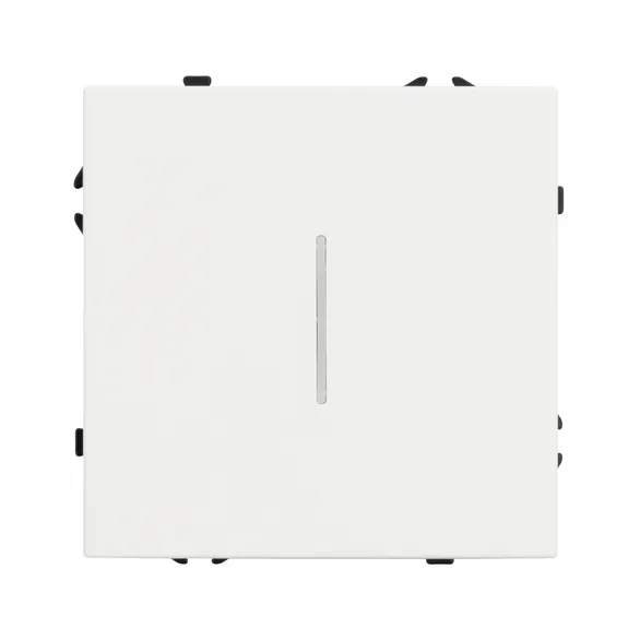 Механизм выключателя одноклавишный проходной LED SWT-NOBE-MKP1-SFPL-L-WH (230V, 10A) (Arlight, -)