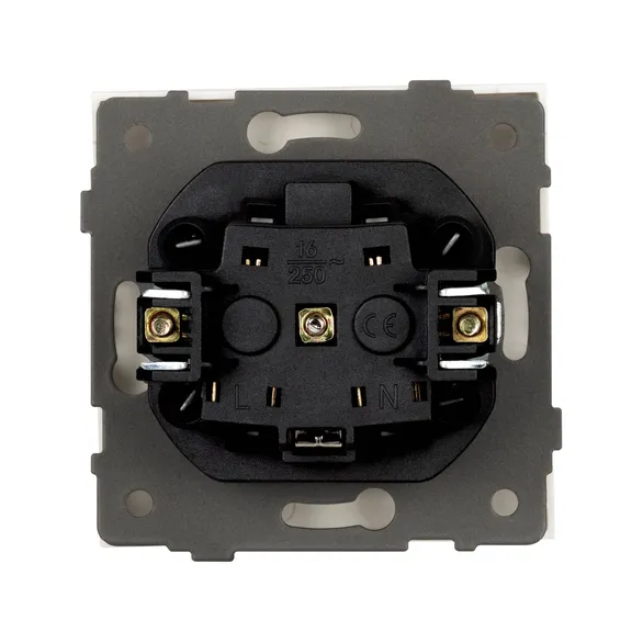 Механизм электрической розетки SCT-TENDO-MEU1-SFPL-WH (230V, 16A) (Arlight, -)