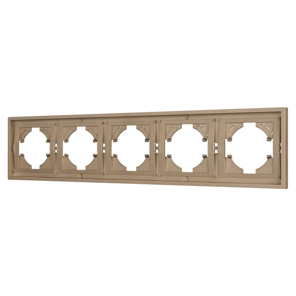 Рамка пластиковая FRM-TENDO-PL-5-GD (Arlight, -)