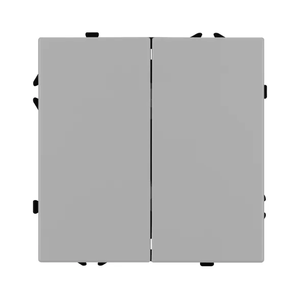 Механизм выключателя двухклавишный непроходной SWT-NOBE-MK02-SFPL-IS (230V, 10A) (Arlight, -)