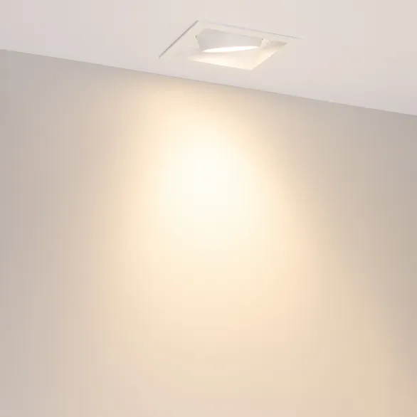 Светильник MS-VORTEX-BUILT-S140x140-30W Warm3000 (WH-WH, 50 deg, 230V) (Arlight, IP20 Металл, 5 лет)