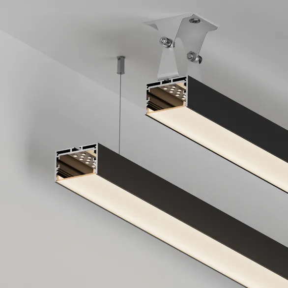 Профиль SL-LINE-4932-2000 BLACK (BY) (Arlight, Алюминий)