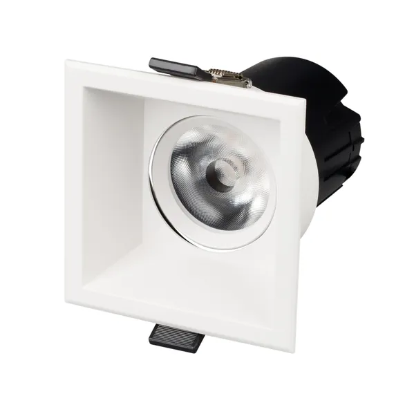 Светильник MS-FLOW-BUILT-S85x85-12W Warm3000 (WH, 15 deg, 230V) (Arlight, IP20 Металл, 5 лет)