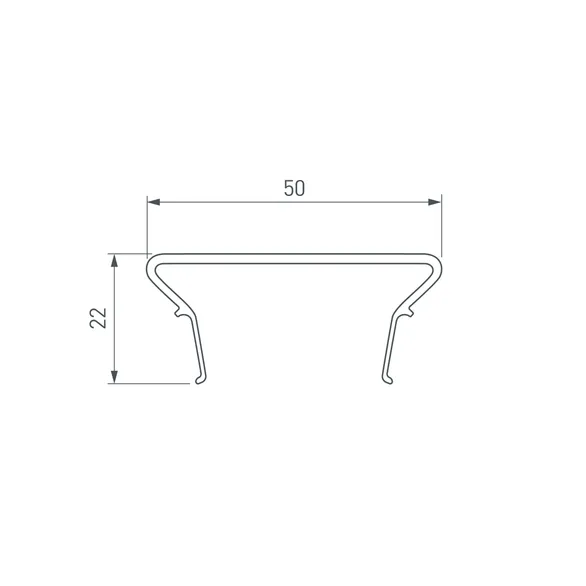 Экран FOLED-50-2000 OPAL-PM (Arlight, Пластик)