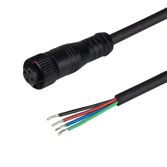 Коннектор питания ARL-WAVE-0612-RGB-CON-POWER-FEMALE-BLK (Arlight, IP67 Пластик, 3 года)