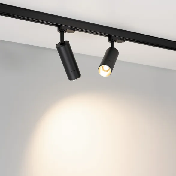 Светильник LGD-GESTIA-TRACK-4TR-R51-10W Day4000 (BK-NI, 25-50 deg, 230V) (Arlight, IP20 Металл, 5 лет)