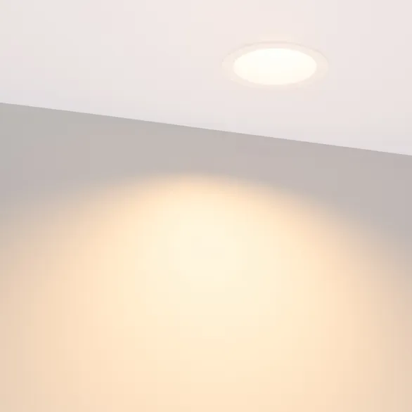 Светильник MS-DROP-BUILT-R84-8W Warm3000 (WH, 85 deg, 230V) (Arlight, IP54 Металл, 5 лет)