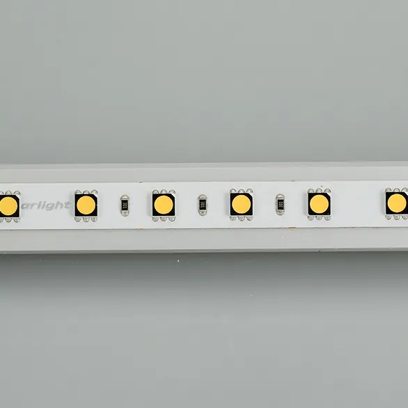 Светодиодная лента RT 2-5000 24V Warm3000 2x (5060, 300 LED, CRI98) (Arlight, 14.4 Вт/м, IP20)