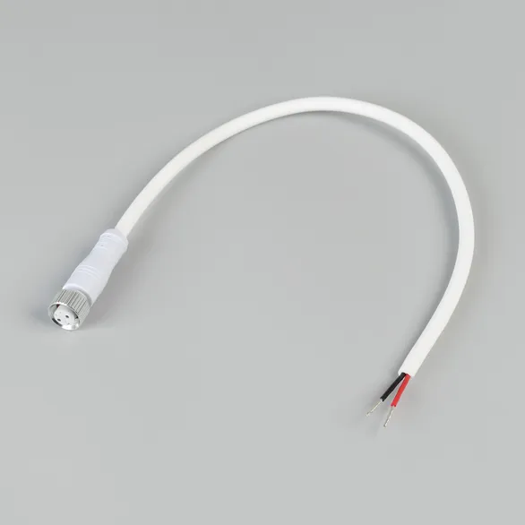 Коннектор питания ARL-WAVE-1615-CON-POWER-FEMALE-2PIN-WHT (Arlight, IP67 Пластик, 3 года)