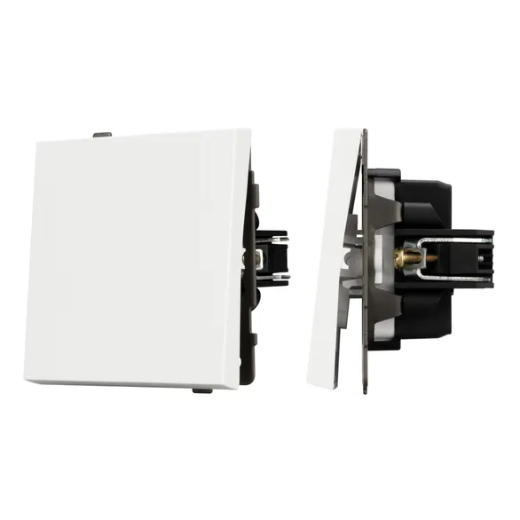 Механизм выключателя одноклавишный непроходной SWT-TENDO-MK01-PL-WH (230V, 10A) (Arlight, -)