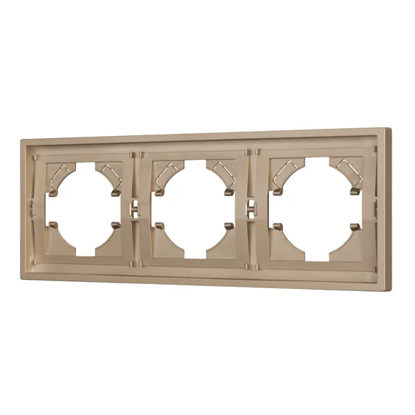 Рамка пластиковая FRM-TENDO-PL-3-GD (Arlight, -)