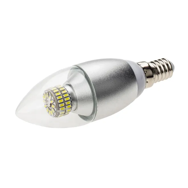 Светодиодная лампа E14 CR-DP-Candle 6W White 220V (Arlight, СВЕЧА)