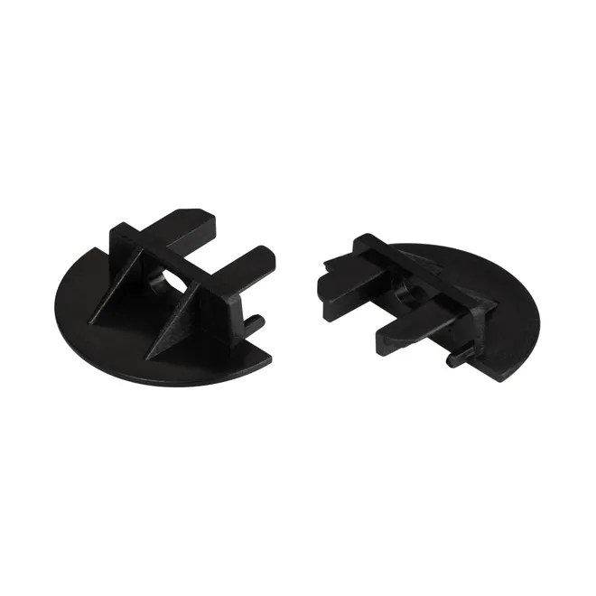 Заглушка для MIC-FS-R черная с отверстием (Arlight, Пластик)