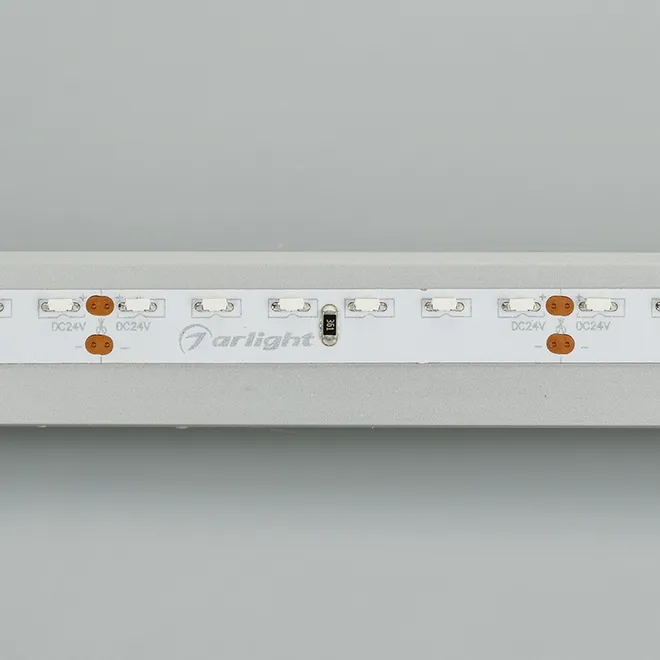 Светодиодная лента RS 2-5000 24V Warm3000 2x (3014, 120 LED/m, LUX) (Arlight, 9.6 Вт/м, IP20)