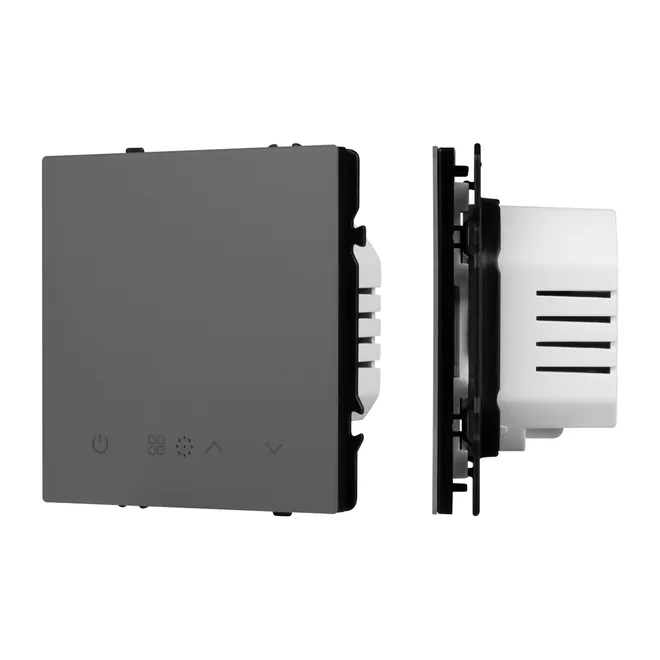 Терморегулятор SWT-NOBE-MTE-SFPL-GR (электрический тёплый пол) (Arlight, Серый базальт)