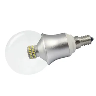 Светодиодная лампа E14 CR-DP-G60 6W Warm White (Arlight, ШАР)