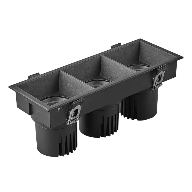 Светильник MS-FLOW-BUILT-S230x85-3x6W Warm3000 (BK, 38 deg, 230V) (Arlight, IP20 Металл, 5 лет)