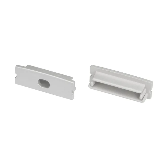 Заглушка LINE-3010 SILVER с отверстием (Arlight, Пластик)