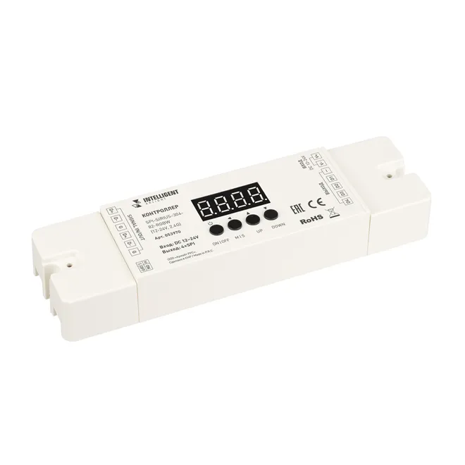 INTELLIGENT ARLIGHT Контроллер SPI-SIRIUS-304-82-RGBW (12-24V, 2.4G) (IARL, IP20 Пластик, 3 года)