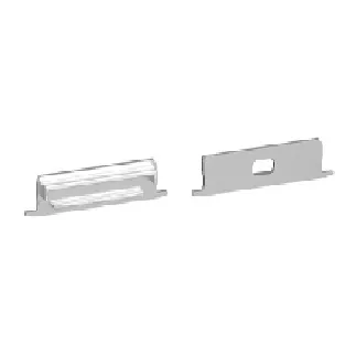 Заглушка SL-LINIA40-F-H9 SILVER (Arlight, Пластик)