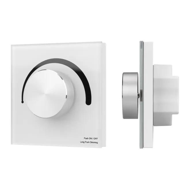 INTELLIGENT ARLIGHT Роторная панель SMART-TRIAC-601-31 Белая (230V, 1A, ZB) (IARL, IP20 Пластик, 5 лет)